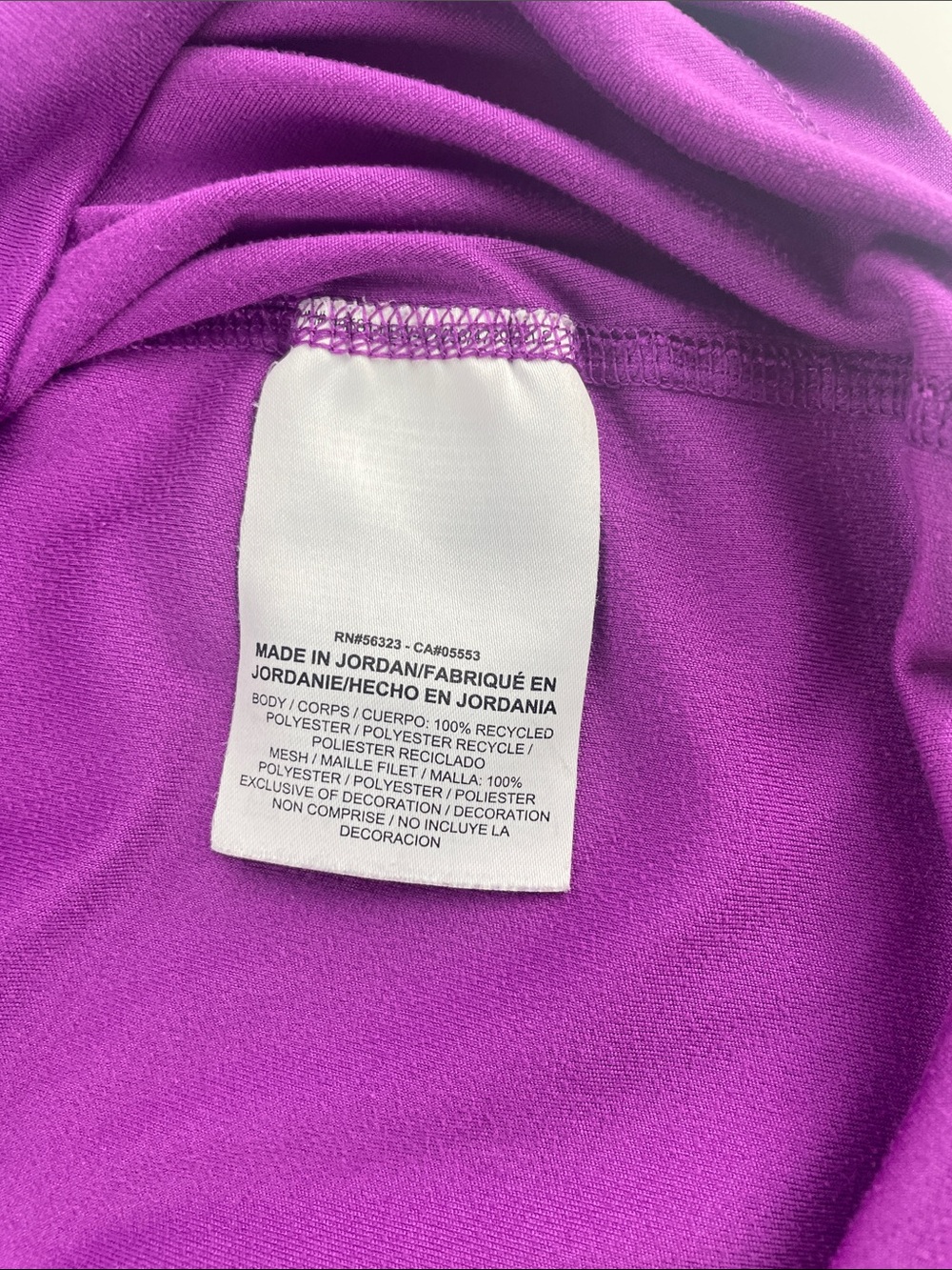Nike Purple Dri-FIT Racerback Training Tank - Picture 3 of 4